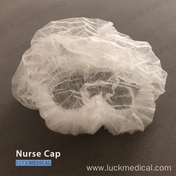 Disposable Medical Protective Nurse Cap Non-woven Clip Cap